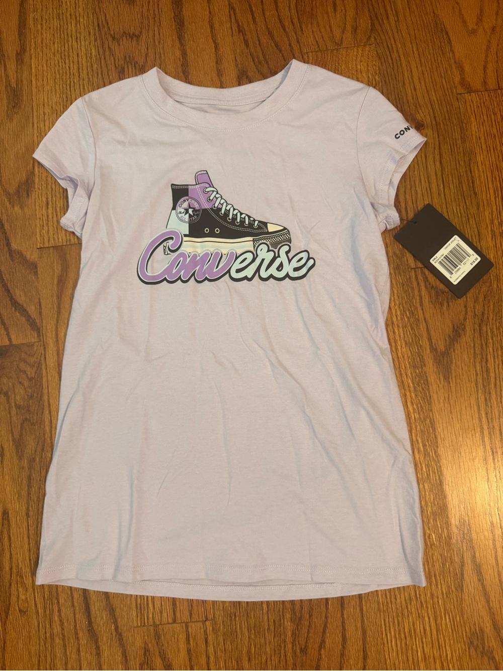 NWT Girl’s Purple Converse Shirt- Large